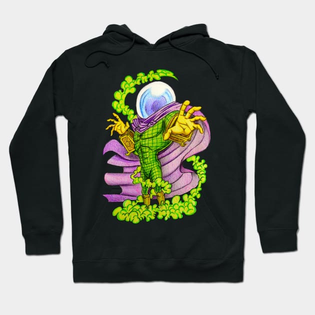 Mysterio Caricature Hoodie by tabslabred